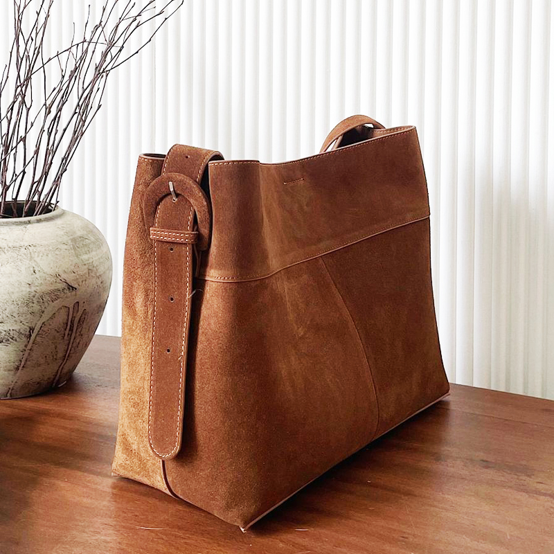 Luxury Bags And Accessories - Korean Genuine Leather Tote Bags For