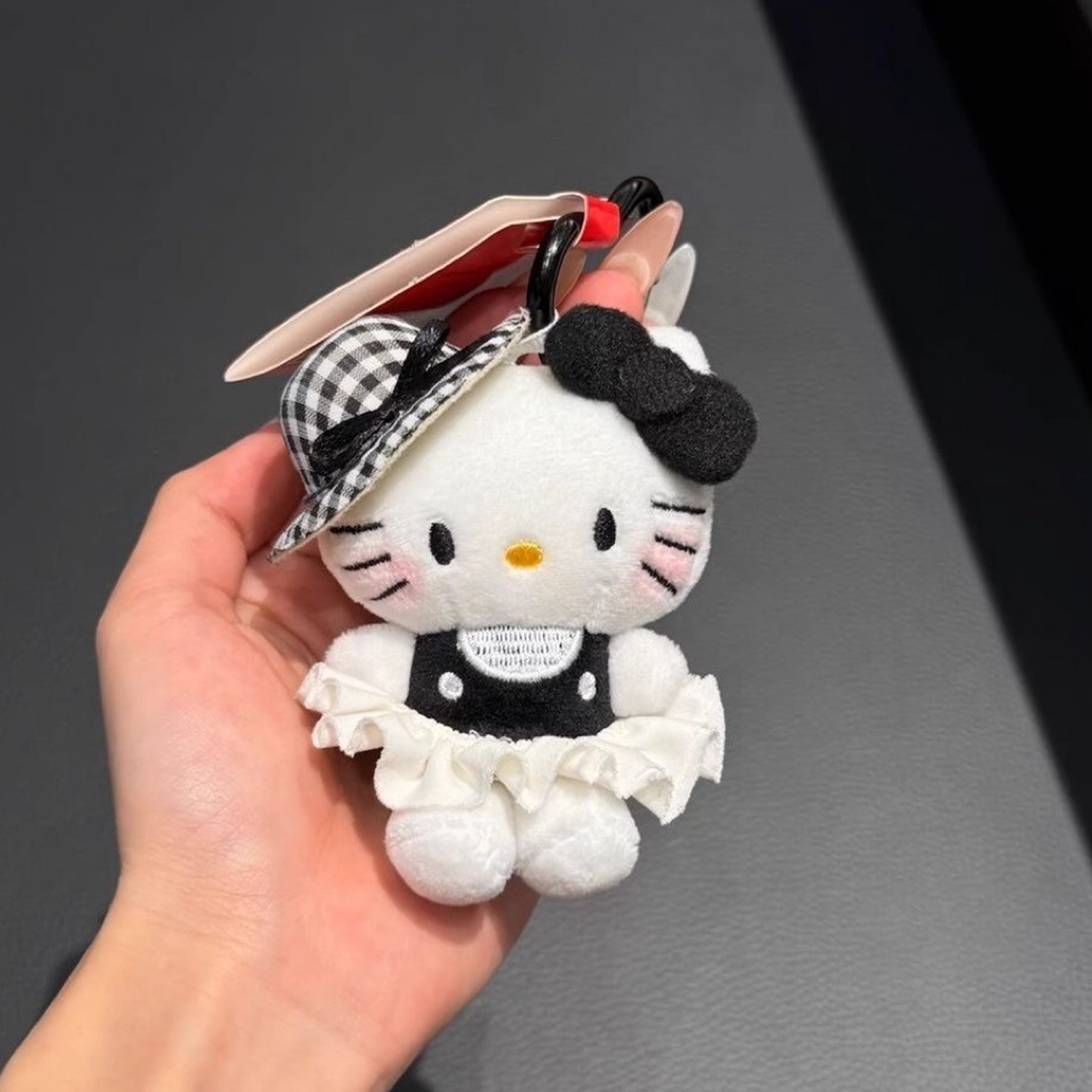 Luxury Bags For You - Plaid Skirt Cherry Blossom Kitty Pendant