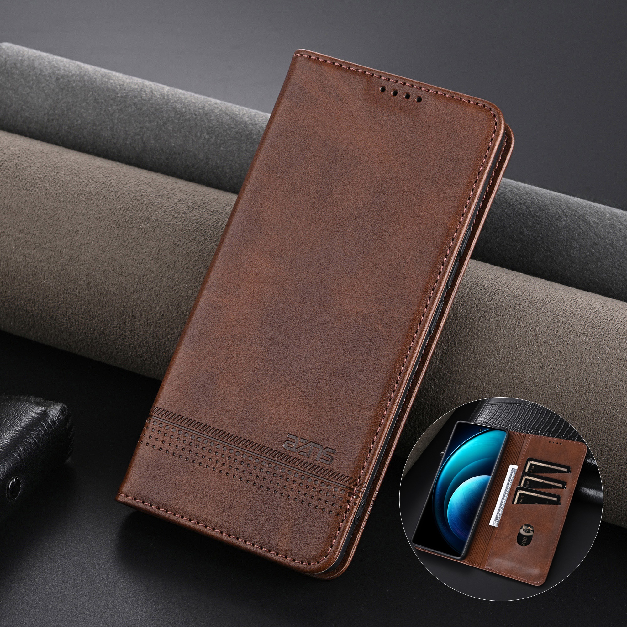 Luxury Bags For You - Business Flip Leather Phone Case for
