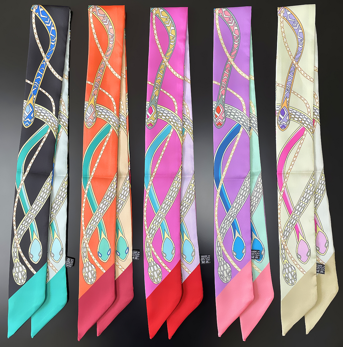 Luxury Bags China - New Brand Design Colored Snake Twill