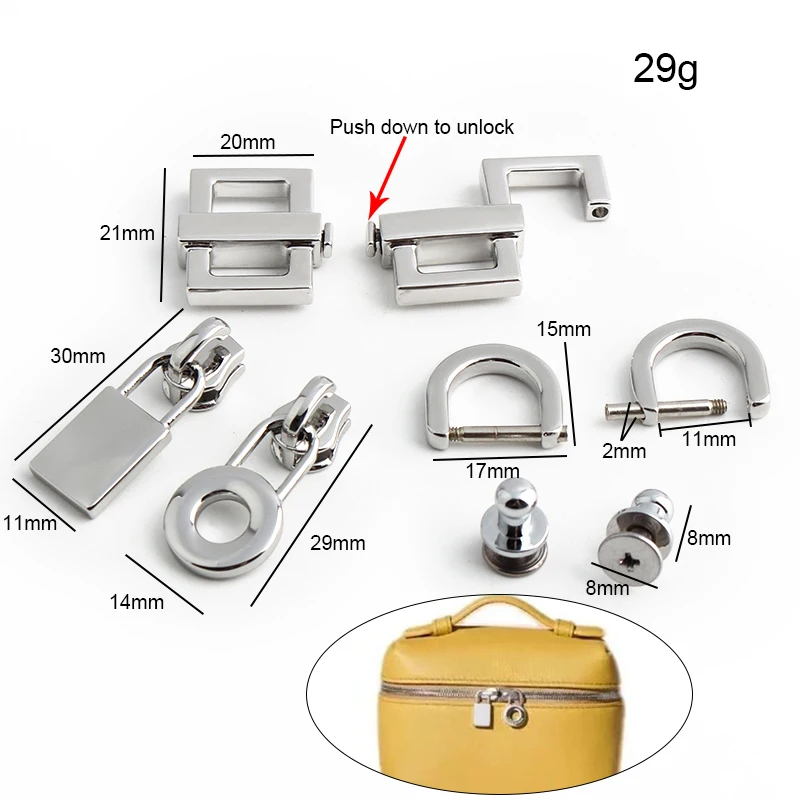 Gold,Silver Stainless Steel Me – Luxury Bags With Silver Hardware Bewertung und Preis