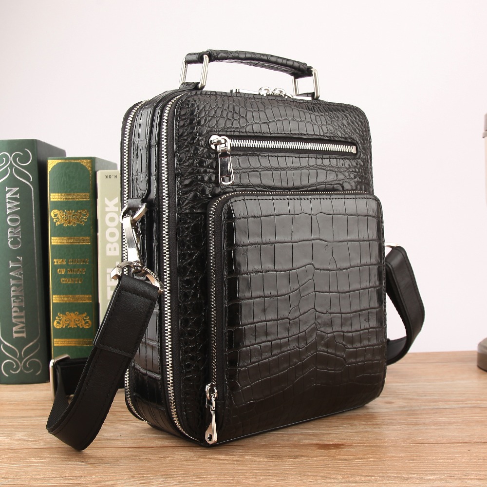 Hot luxury quality Men's Genui – Luxury Bags With Silver Hardware Bewertung und Preis