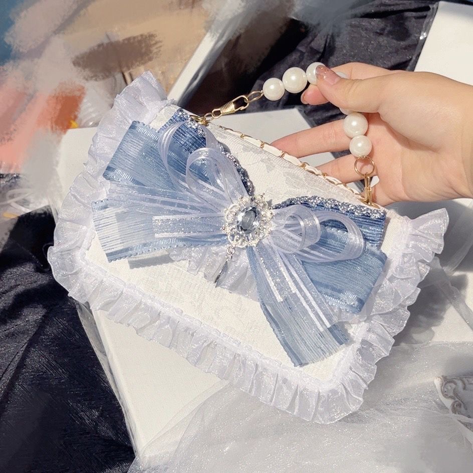 chain silver and blue lolita l – Luxury Y2K Bags Bewertung und Preis