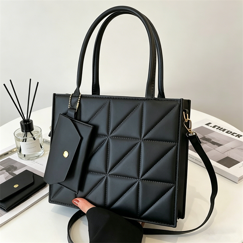 Stylish Quilted Tote Bag, Stru – Structured Handbag Top Handle Bewertung und Preis