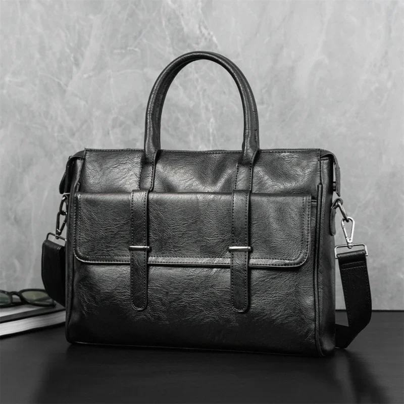 Fashion Business Hand Bag Men  – Luxury Bags Laptop Bewertung und Preis
