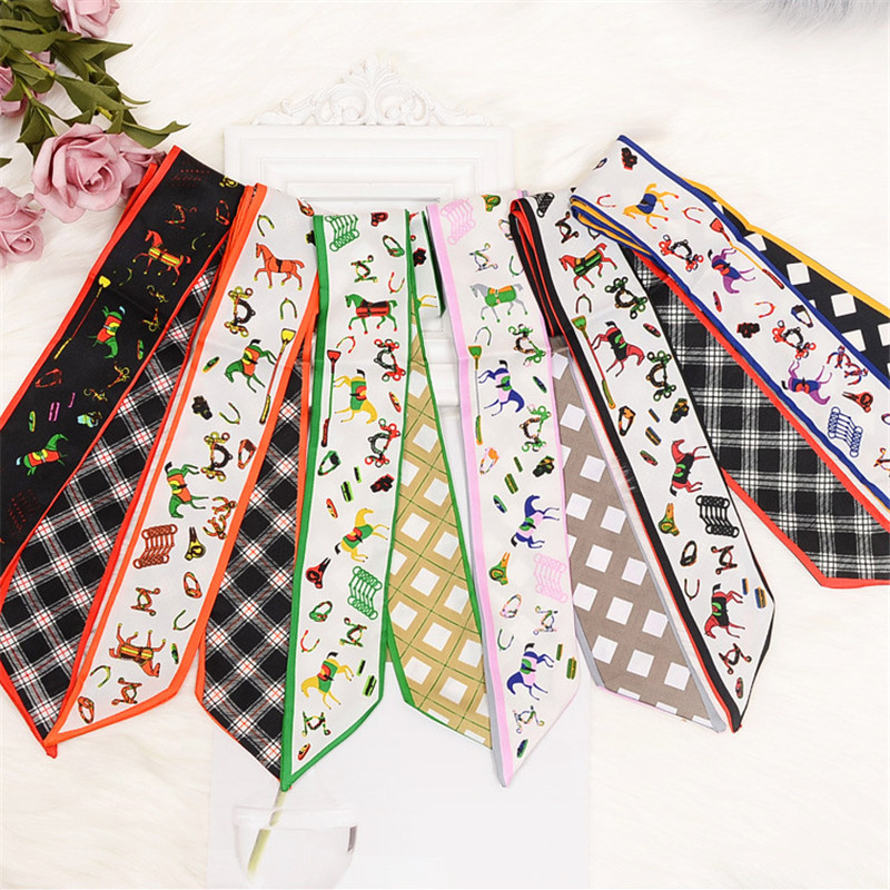 Horse Plaid Skinny Scarf Women – Luxury Bags China Bewertung und Preis