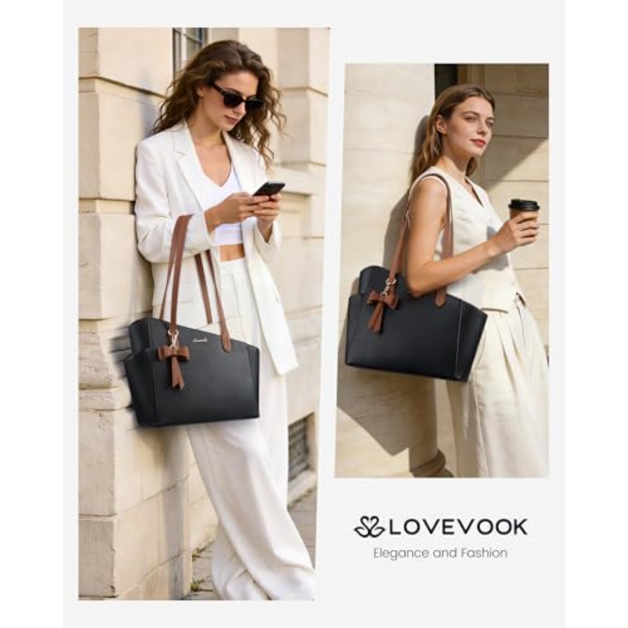 LOVEVOOK Tote Purse for Women  – Structured Handbag Top Handle Bewertung und Preis