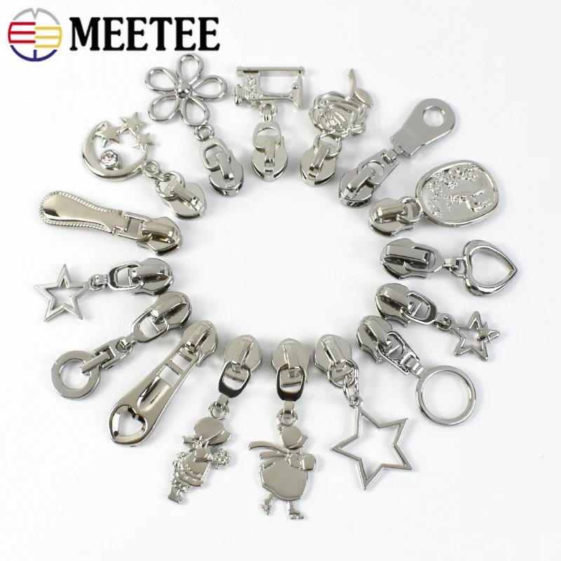 10/20/30Pcs 5# Silver Nylon Zi – Luxury Bags With Silver Hardware Bewertung und Preis