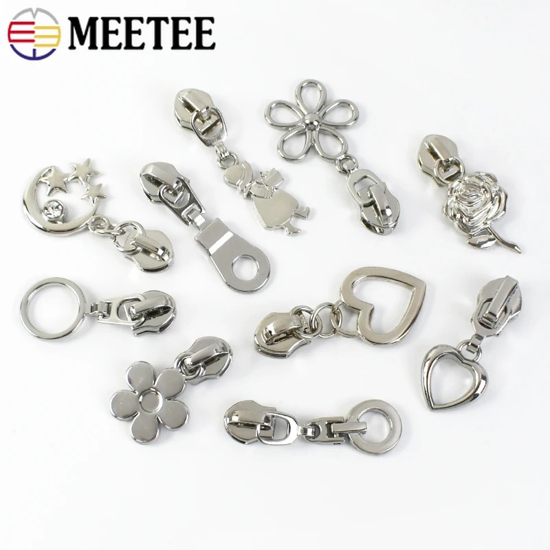 10/20/30Pcs 5# Silver Nylon Zi – Luxury Bags With Silver Hardware Bewertung und Preis