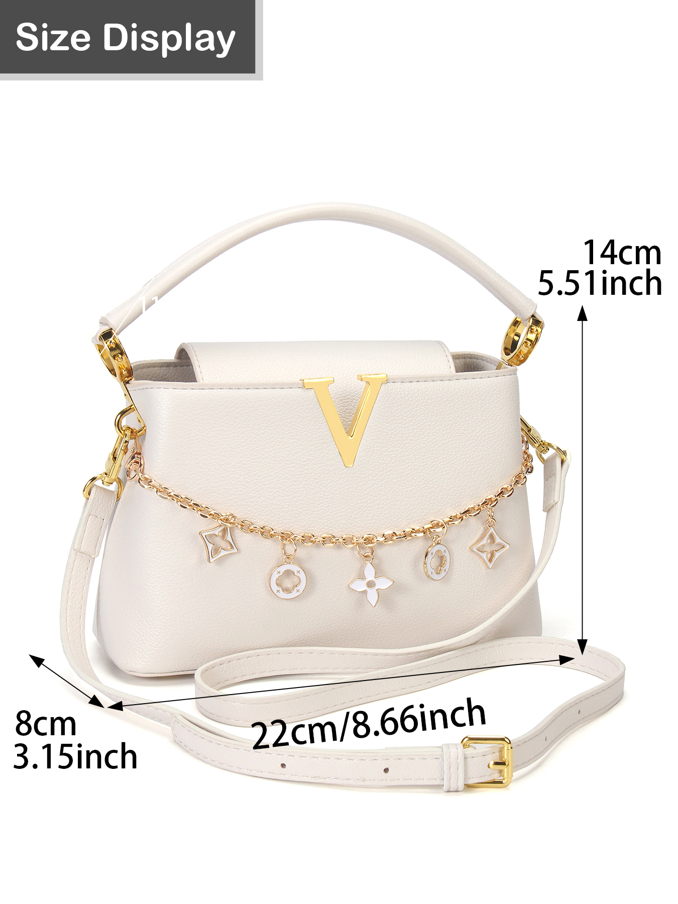 Gold V-Shaped Embellished Wome – Luxury Bags That Are Affordable Bewertung und Preis