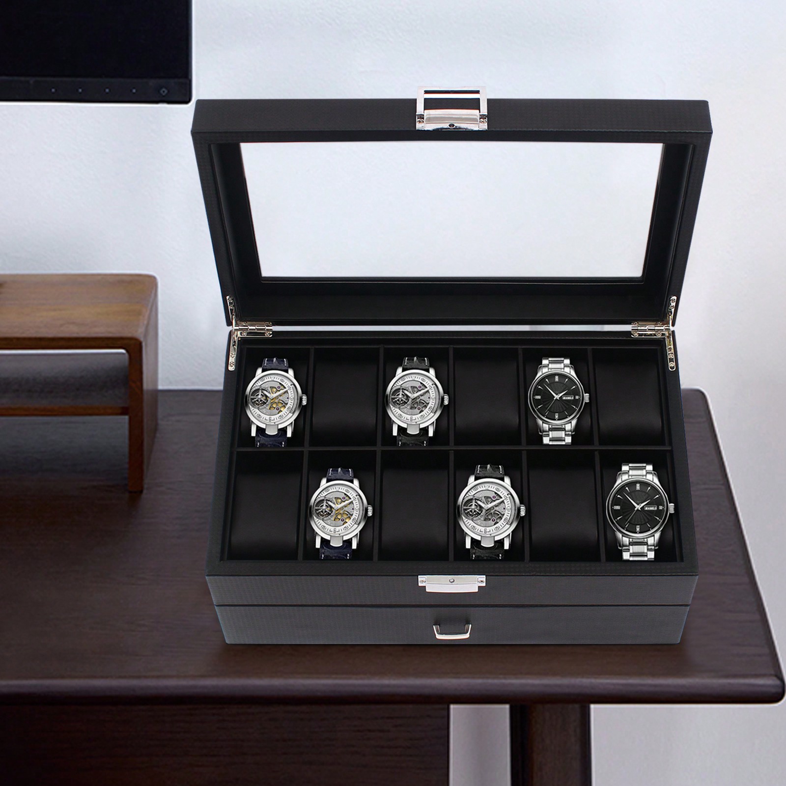 24 Slot Men Watch Display Case – Luxury Bags For You Bewertung und Preis