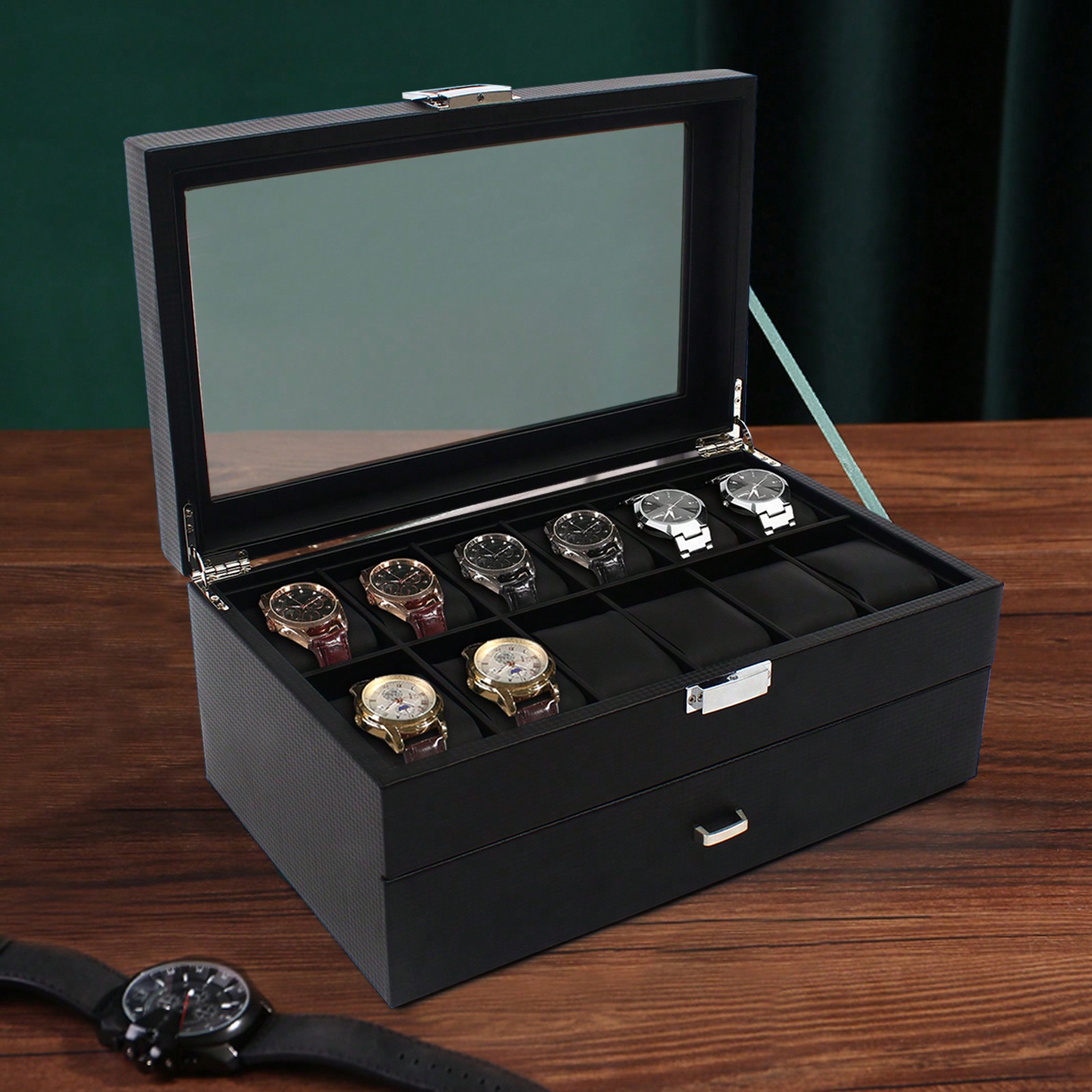 24 Slot Men Watch Display Case – Luxury Bags For You Bewertung und Preis