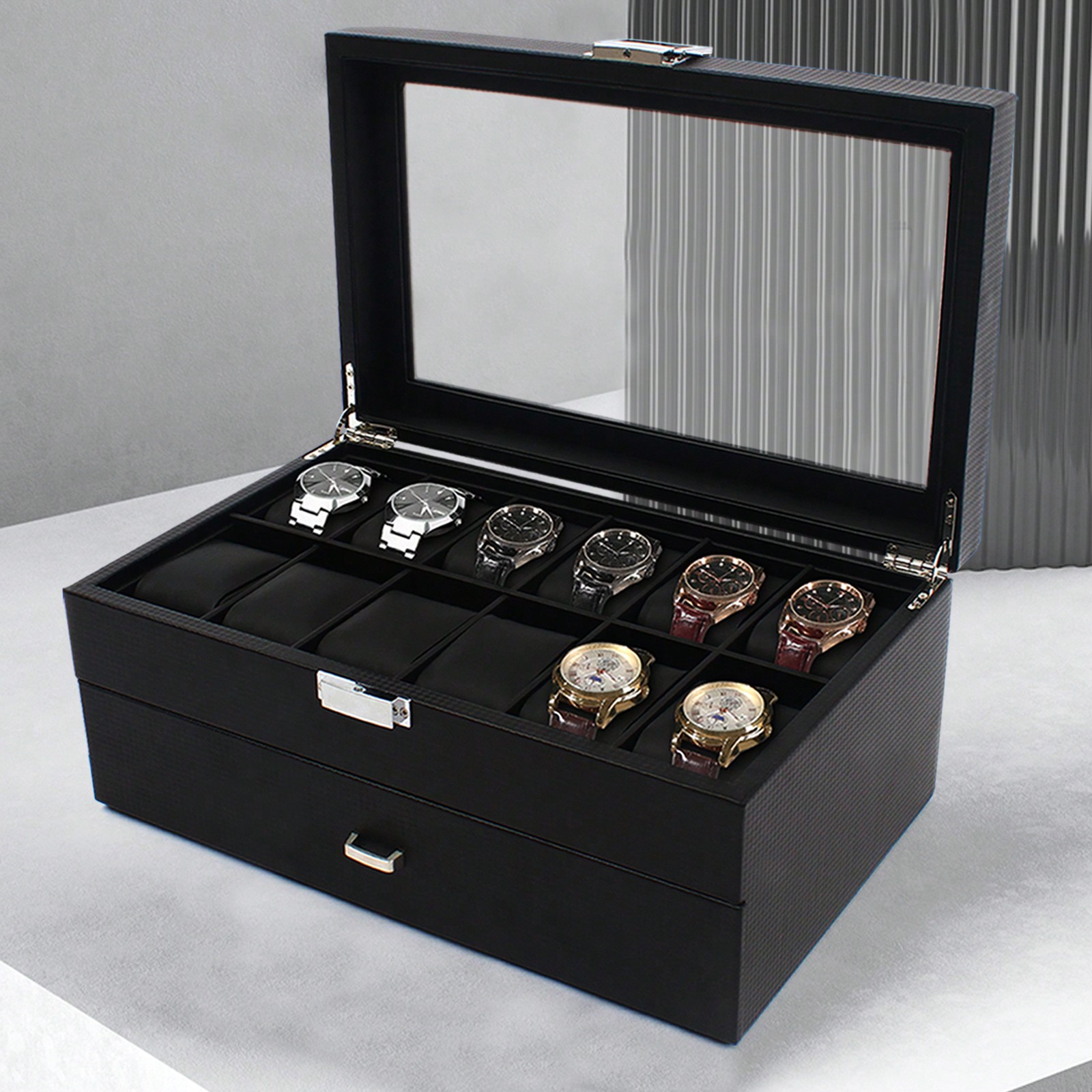 24 Slot Men Watch Display Case – Luxury Bags For You Bewertung und Preis