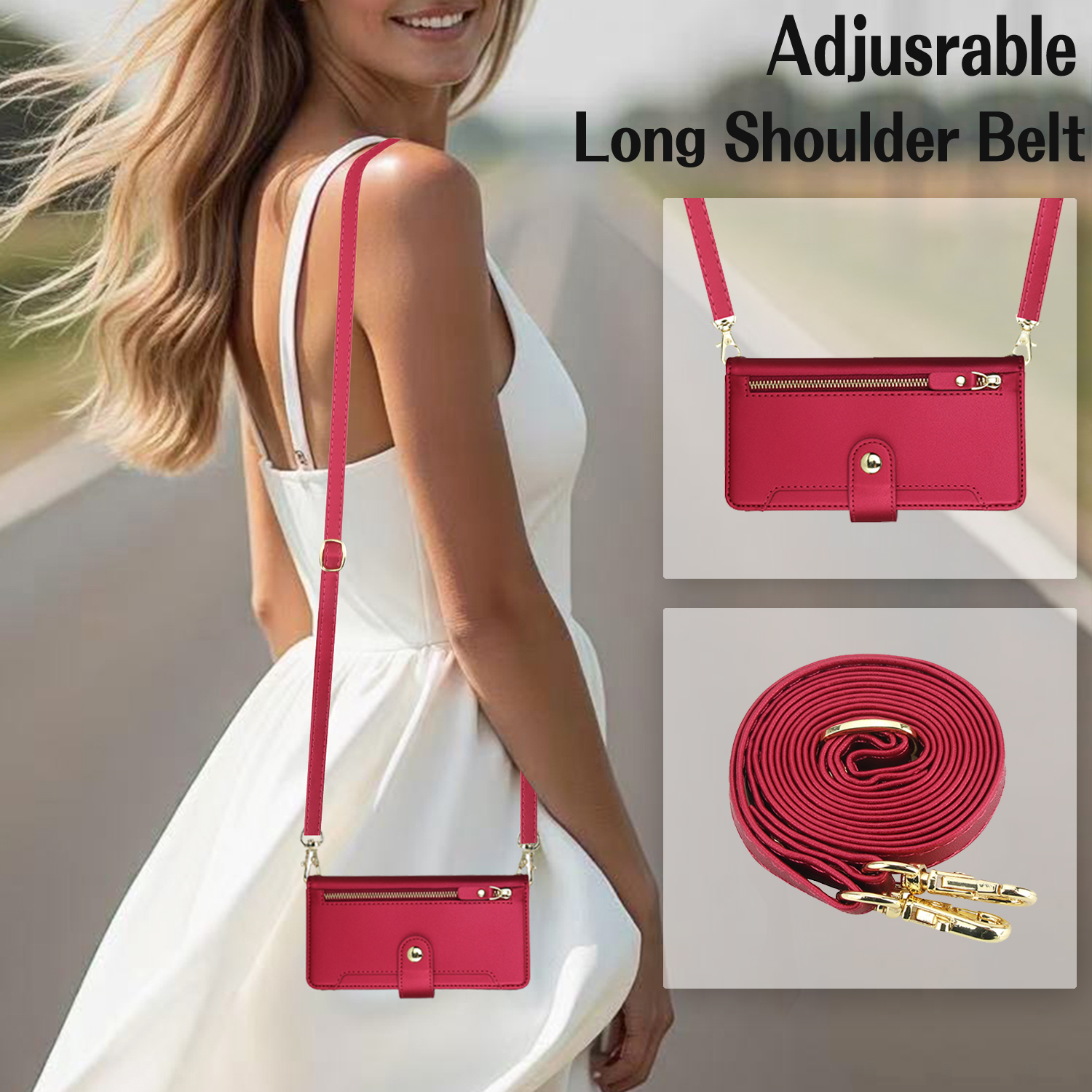 Crossbody Zipper Leather Walle – Luxury Bags For You Bewertung und Preis