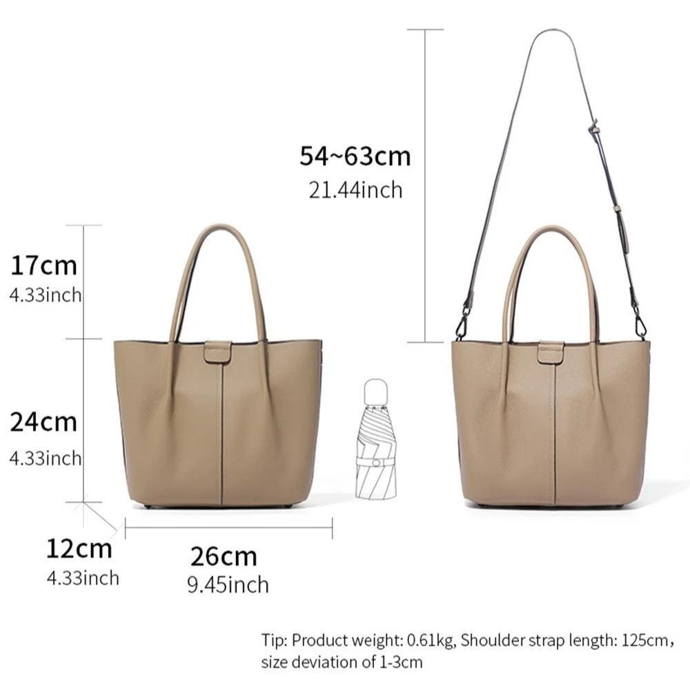 Textured Genuine Leather Handb – Structured Handbag Top Handle Bewertung und Preis