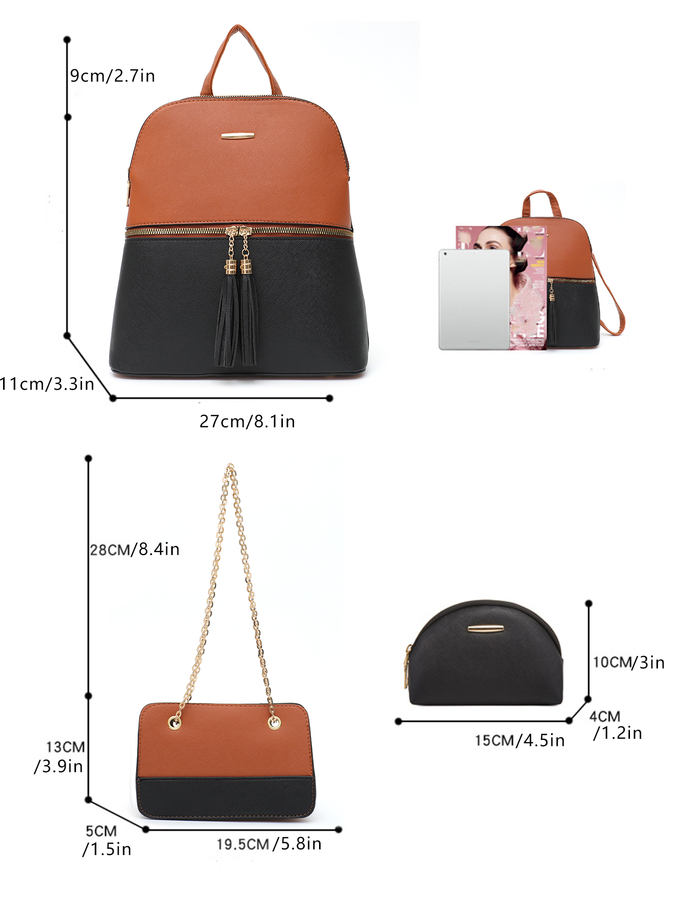 4 PCS Bags Set Women's Fashion – Luxury Bags And Accessories Bewertung und Preis
