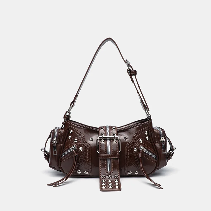 Gothic Rivet Handbag Waist Bag – Luxury Y2K Bags Bewertung und Preis
