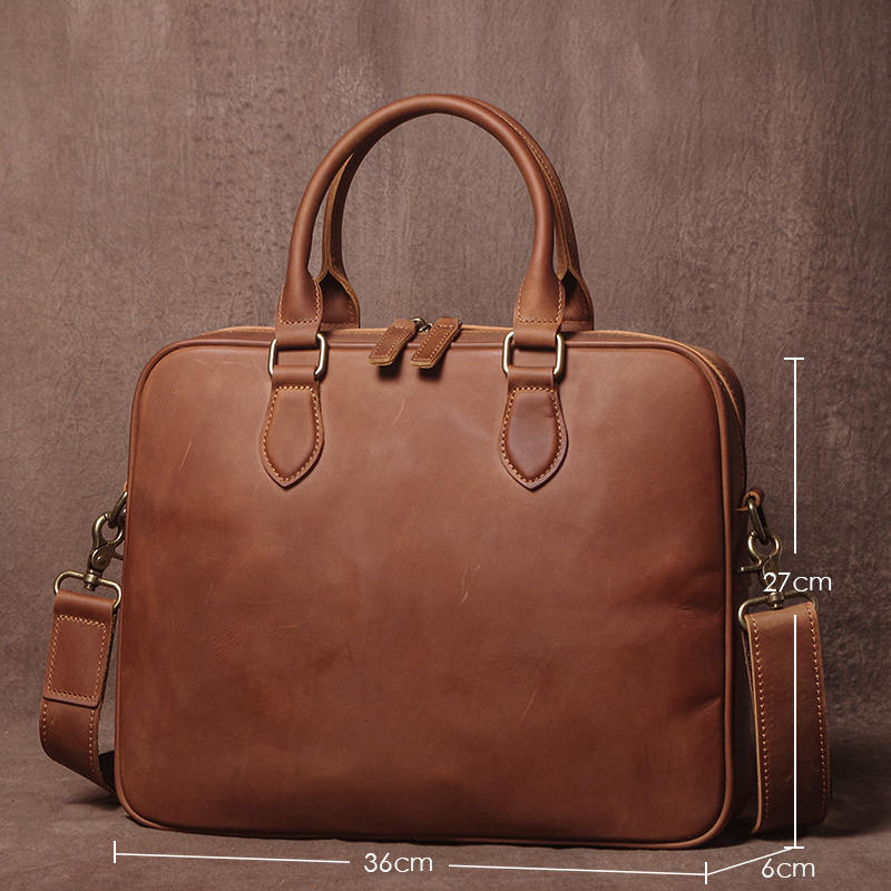 GURO Men Crazy Horse Cowhide B – Luxury Bags Laptop Bewertung und Preis