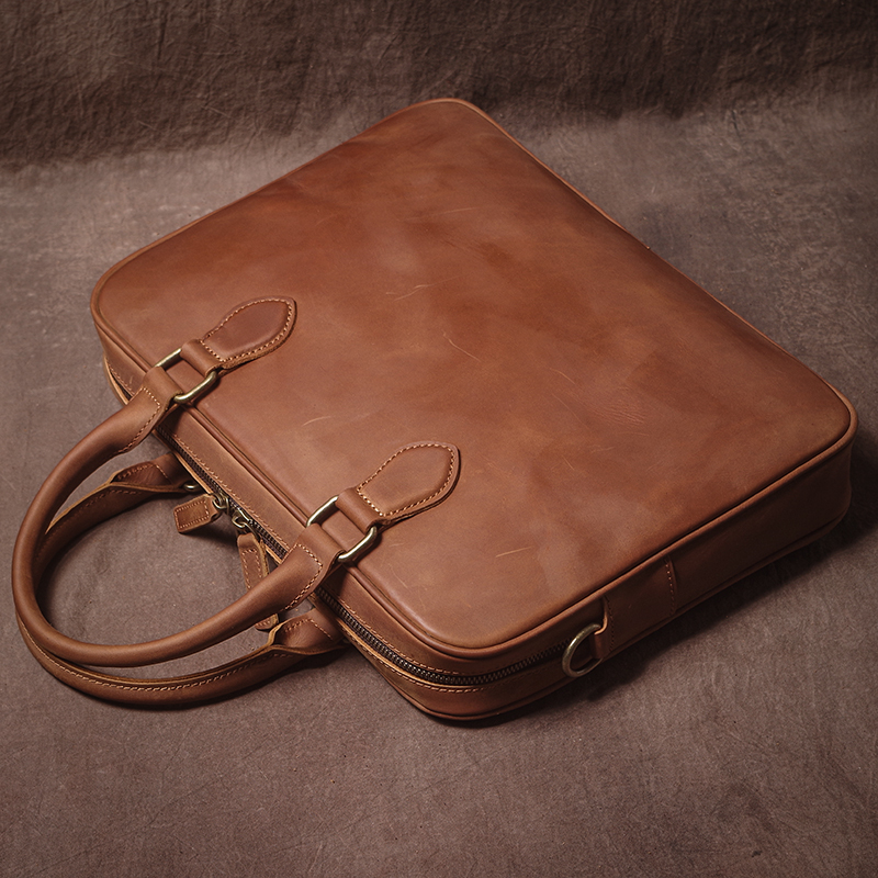 GURO Men Crazy Horse Cowhide B – Luxury Bags Laptop Bewertung und Preis