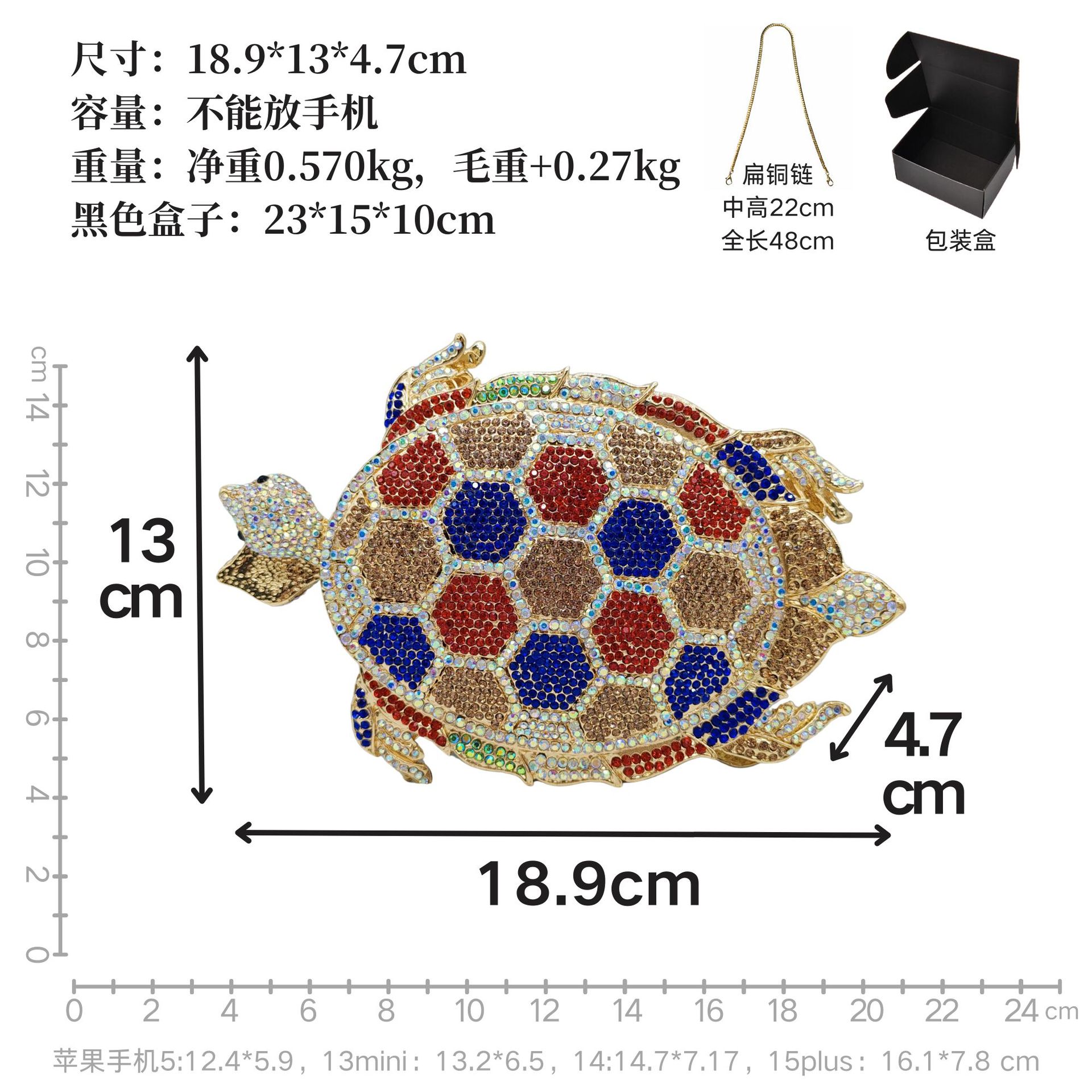 Turtle-Shaped Rhinestone Eveni – Luxury Bags Green Bewertung und Preis