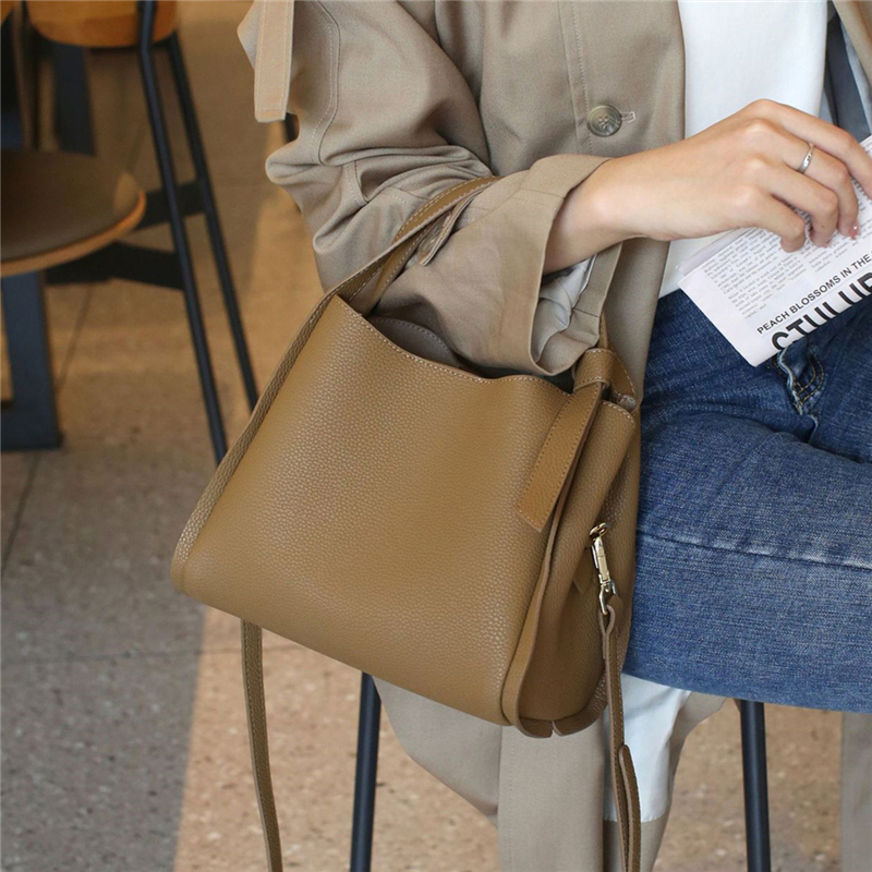 BURMINSA Genuine Pebbled Leath – Structured Handbag Top Handle Bewertung und Preis
