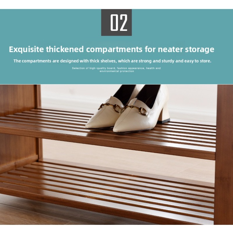 Retro style bamboo shoe cabine – Luxury Bags Levels Bewertung und Preis
