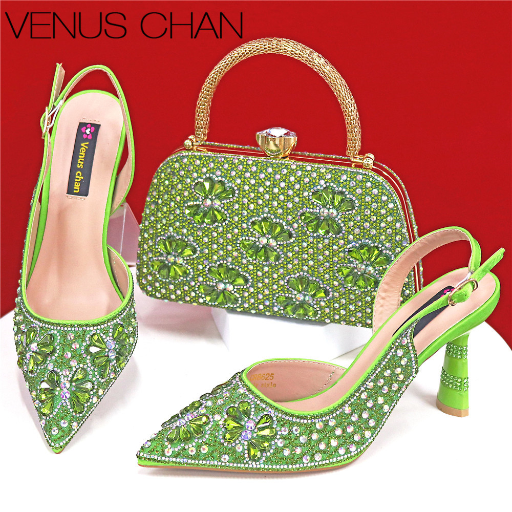 Luxury Green Rhinestone Party  – Luxury Bags Green Bewertung und Preis