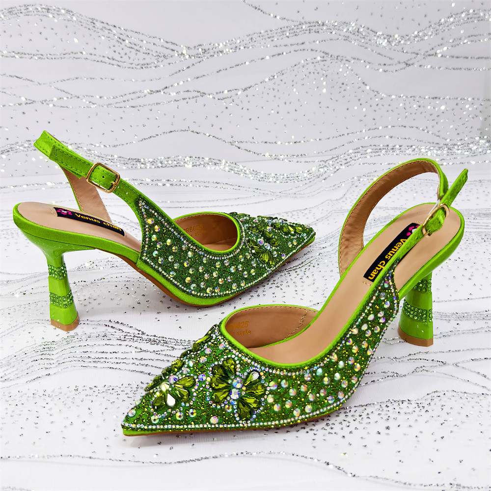 Luxury Green Rhinestone Party  – Luxury Bags Green Bewertung und Preis