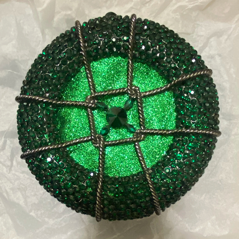 Women’s Green Crystal Evening  – Luxury Bags Green Bewertung und Preis