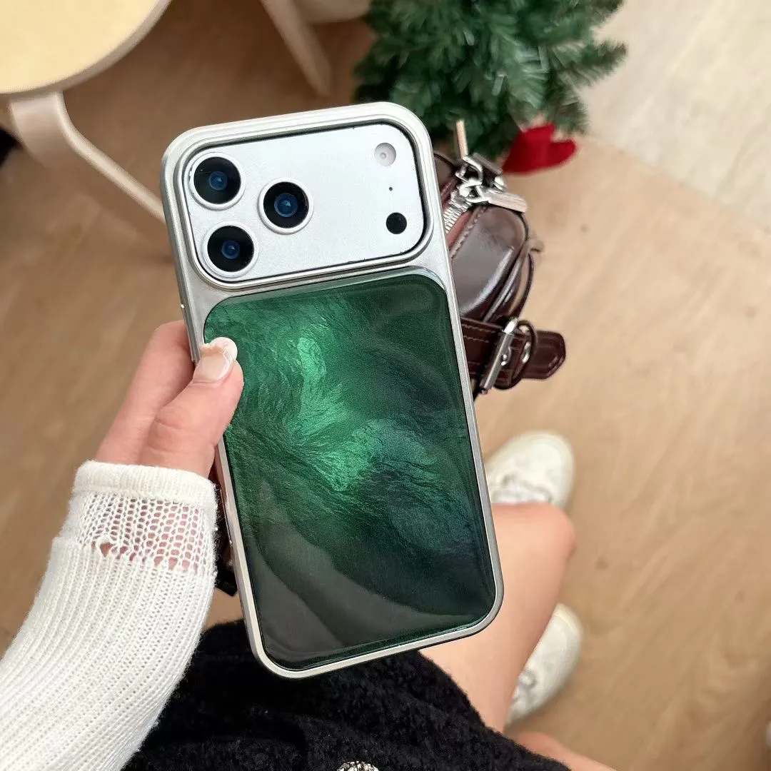 Green Aurora pattern Phone Cas – Luxury Bags Green Bewertung und Preis