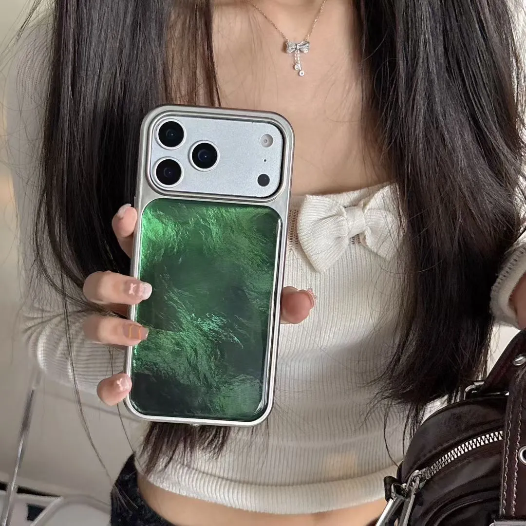 Green Aurora pattern Phone Cas – Luxury Bags Green Bewertung und Preis