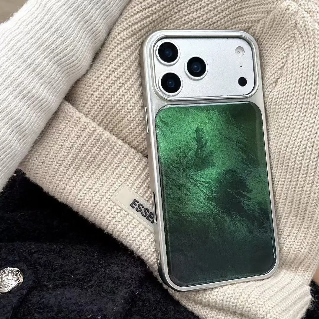 Green Aurora pattern Phone Cas – Luxury Bags Green Bewertung und Preis